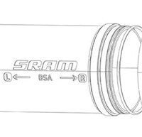 SRAM Quarq Road Bottom Bracket Spindle Spacer Kit BB30