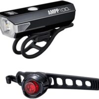Cateye AMPP 100 & ORB Rechargeable Bike Light Set