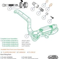 Tektro Auriga Pro Lever Reach Assembly Kit