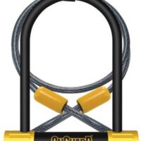 OnGuard Bulldog DT U-Lock with Cable - Silver Sold Secure