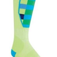 SockGuy MTN-Tech Ski Green Plaid Socks