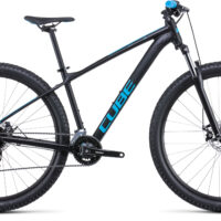 Cube Aim Hardtail Mountain Bike 2022 Black/Blue