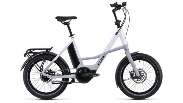 Cube Compact Hybrid 500 20 inch Electric Bike 2022 Grey White