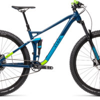 Cube Stereo 120 Pro 29 FS Mountain Bike 2021 Blueberry/Green