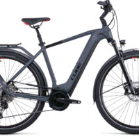 Cube Touring Hybrid EXC 500 Electric Bike 2022 in Grey