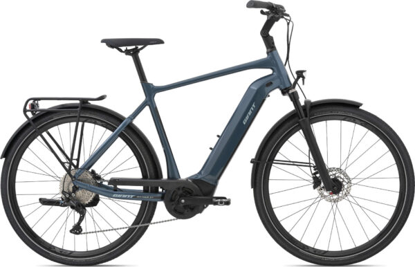 Giant AnyTour E+ 1 GTS Electric Hybrid Bike 2021 in Blue Ashes