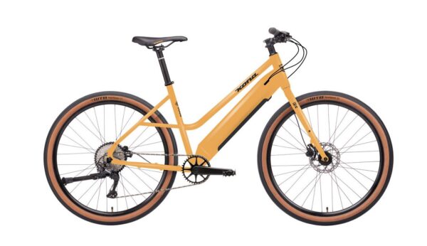 Kona Coco HD Electric Hybrid Bike 2022 in Yellow