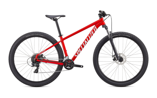 Specialized Rockhopper 27.5 Hardtail Mountain Bike 2022 in Red/White