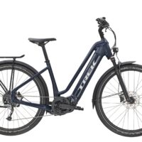 Trek Allant+ 7 Lowstep Unisex 250W Electric Hybrid Bike 2022 in Navy