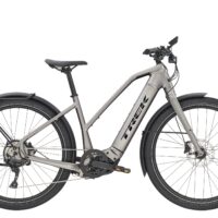Trek Allant+ 8 Stagger 250W Unisex Electric Hybrid Bike 2022 in Grey