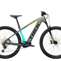 Trek Powerfly 5 Electric Mountain Bike 2022 in Anthracite and Volt Miami Fade