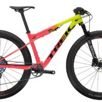 Trek Supercaliber 9.9 XX1 AXS XC Mountain Bike 2022 in Yellow to Coral