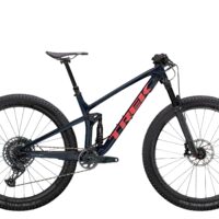 Trek Top Fuel 9.8 GX 29 Full Suspension Mountain Bike 2021 in Blue